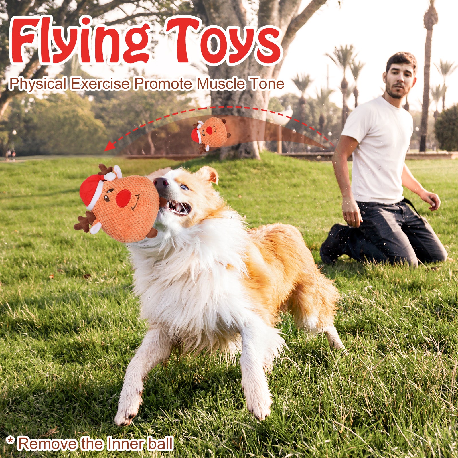 Reindeer Interactive Dog Toy | Engaging & Durable