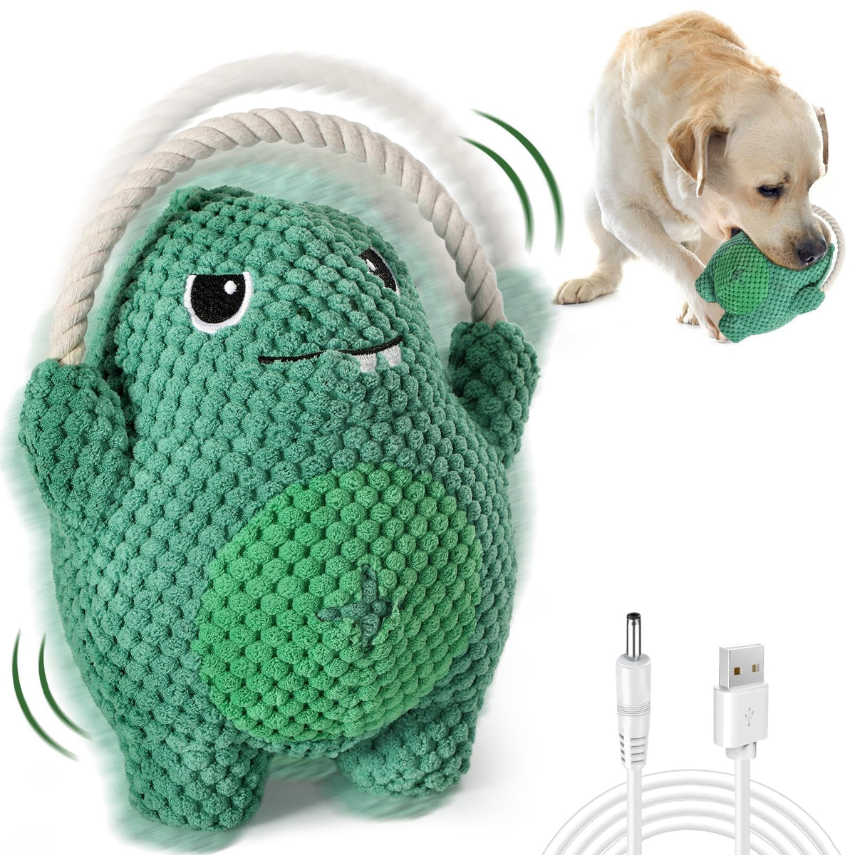 Interactive Dinosaur Dog Toy Durable, Engaging Chew Toy for Dogs of All Sizes