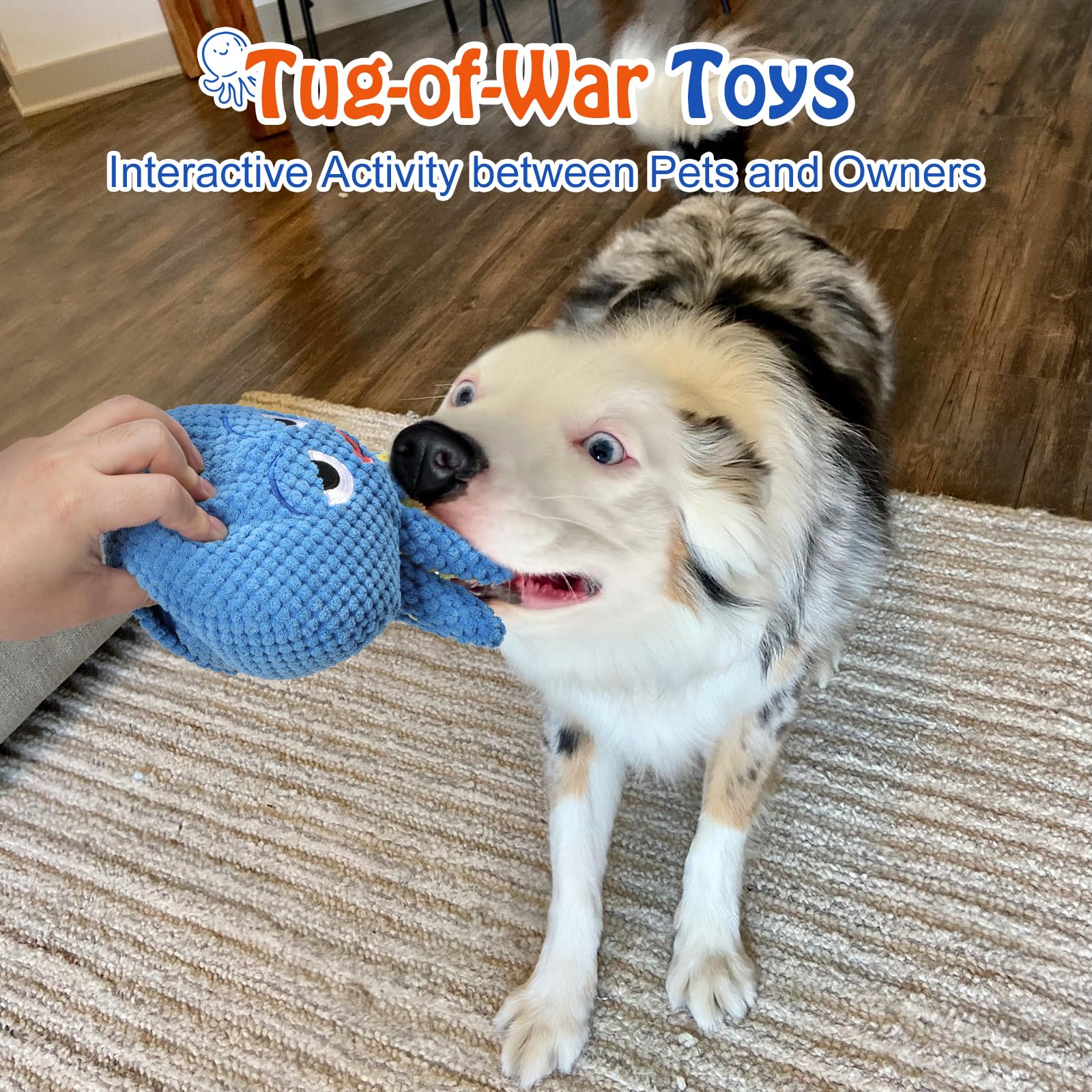 Octopus Stuffed Activated Dog Toys For Large Dogs Interactive Dog Toy To Keep Them Busy