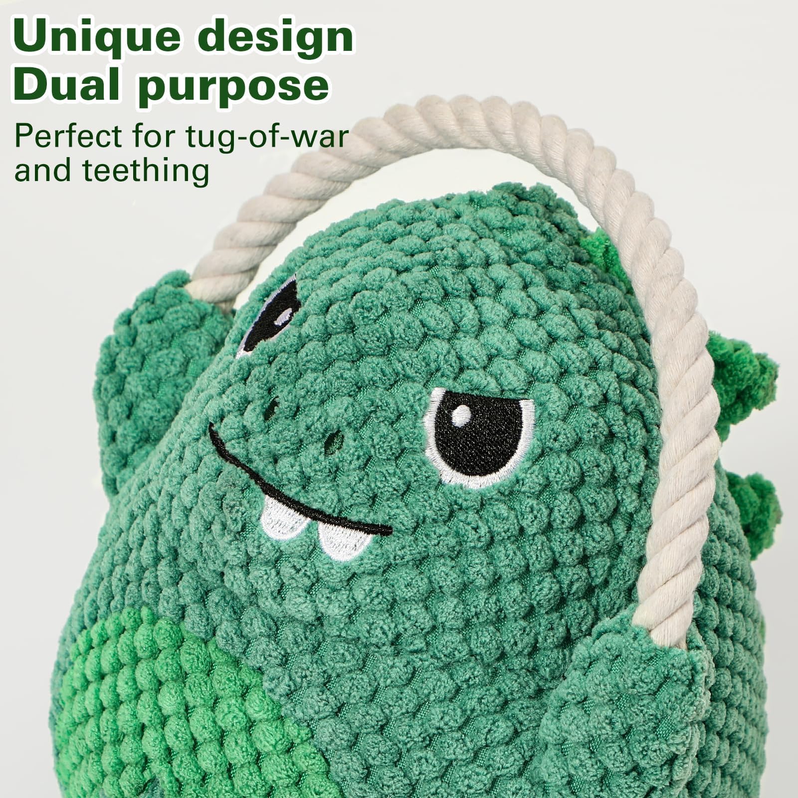 Interactive Dinosaur Dog Toy Durable, Engaging Chew Toy for Dogs of All Sizes